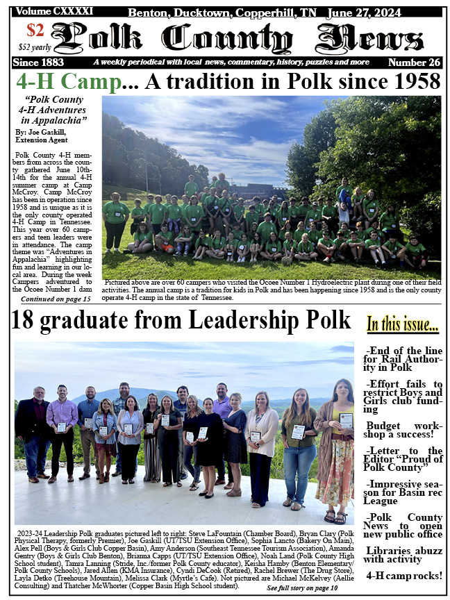 Polk County News Reporting The Present Preserving The Past Since 1883