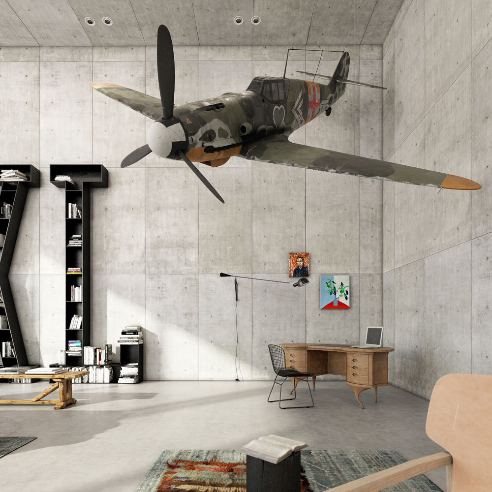 3D 技術的視覺狂想：紐約公寓 BF109，乘著戰鬥機俯視天際 POLYSH