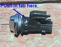 How to replace a glovebox lock.
