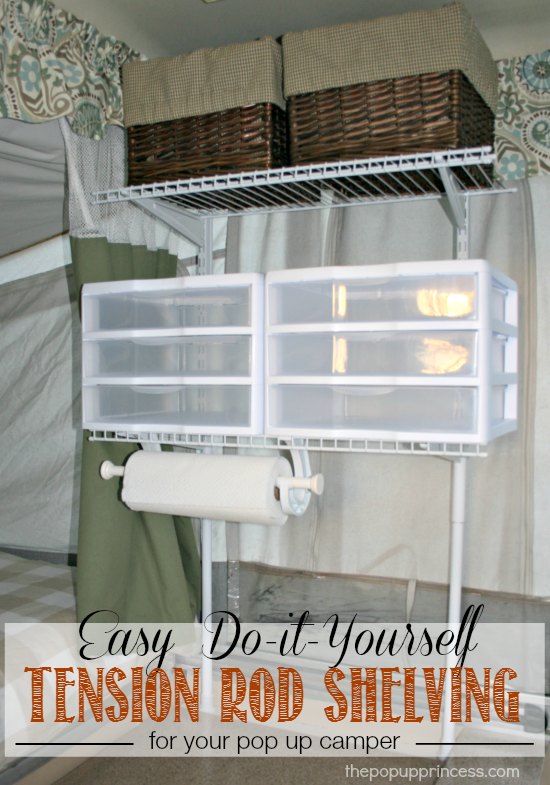 Pop Up Camper Mods Tension Rod Wire Shelving The Pop Up Princess
