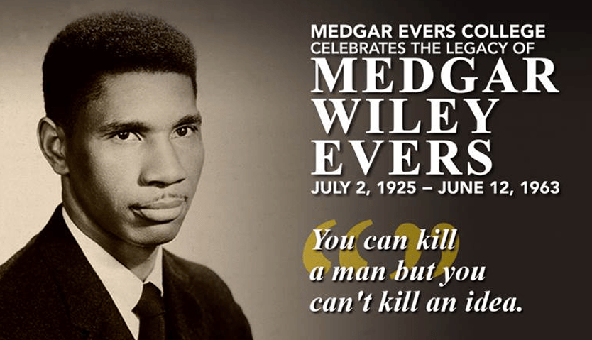 55th anniversary of the assassination of Medgar Wiley Evers The