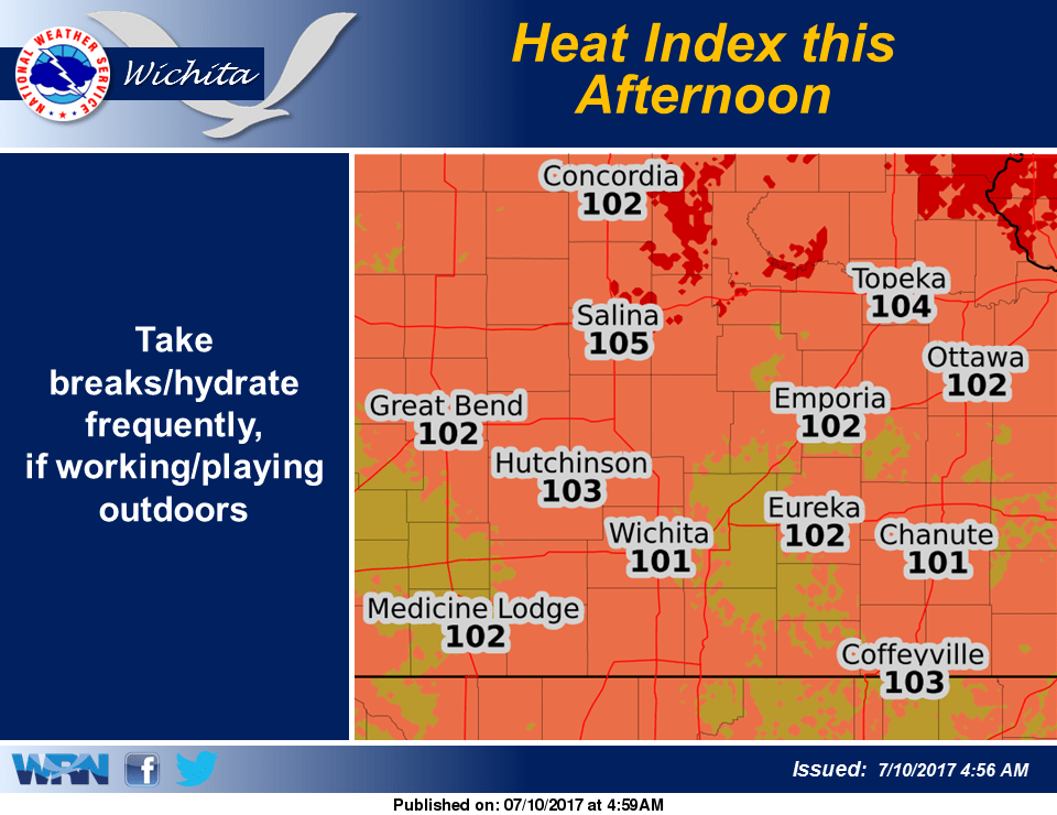 Heat Index Heat Index Wichita Ks
