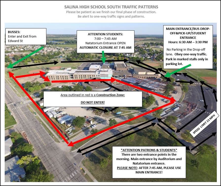 USD 305 announces traffic directions for South The Salina Post