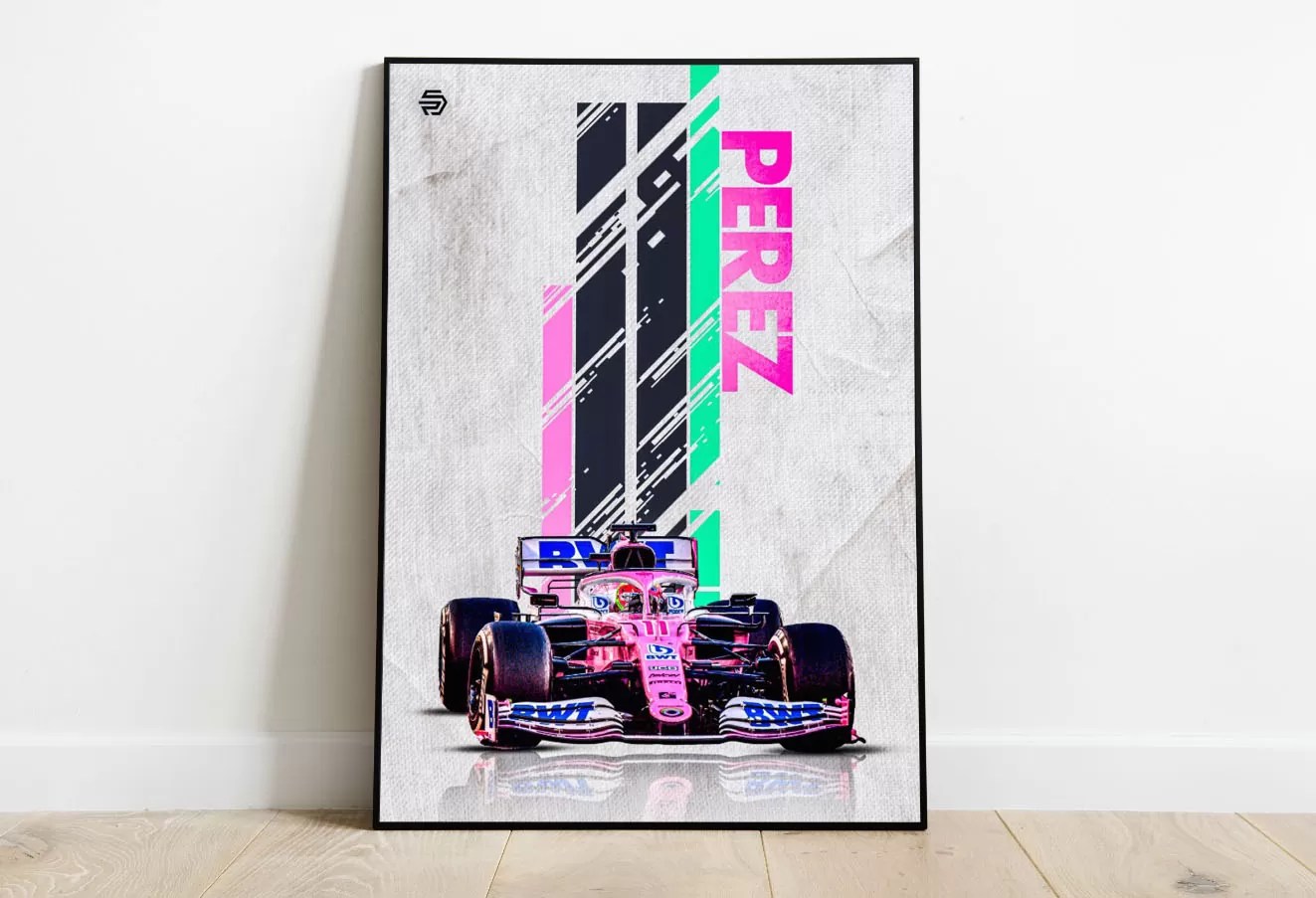 🥇 Checo Pérez Poster Formula 1 Racing Point 2020 Diseño Posters F1