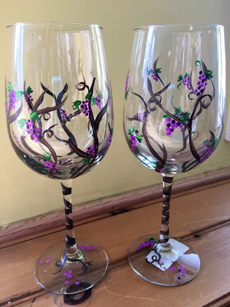 Tamaras Wine Glass Painting Party Pottery Factory Mount Kisco