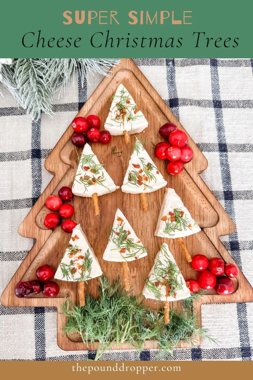Cheese Christmas Trees Pound Dropper