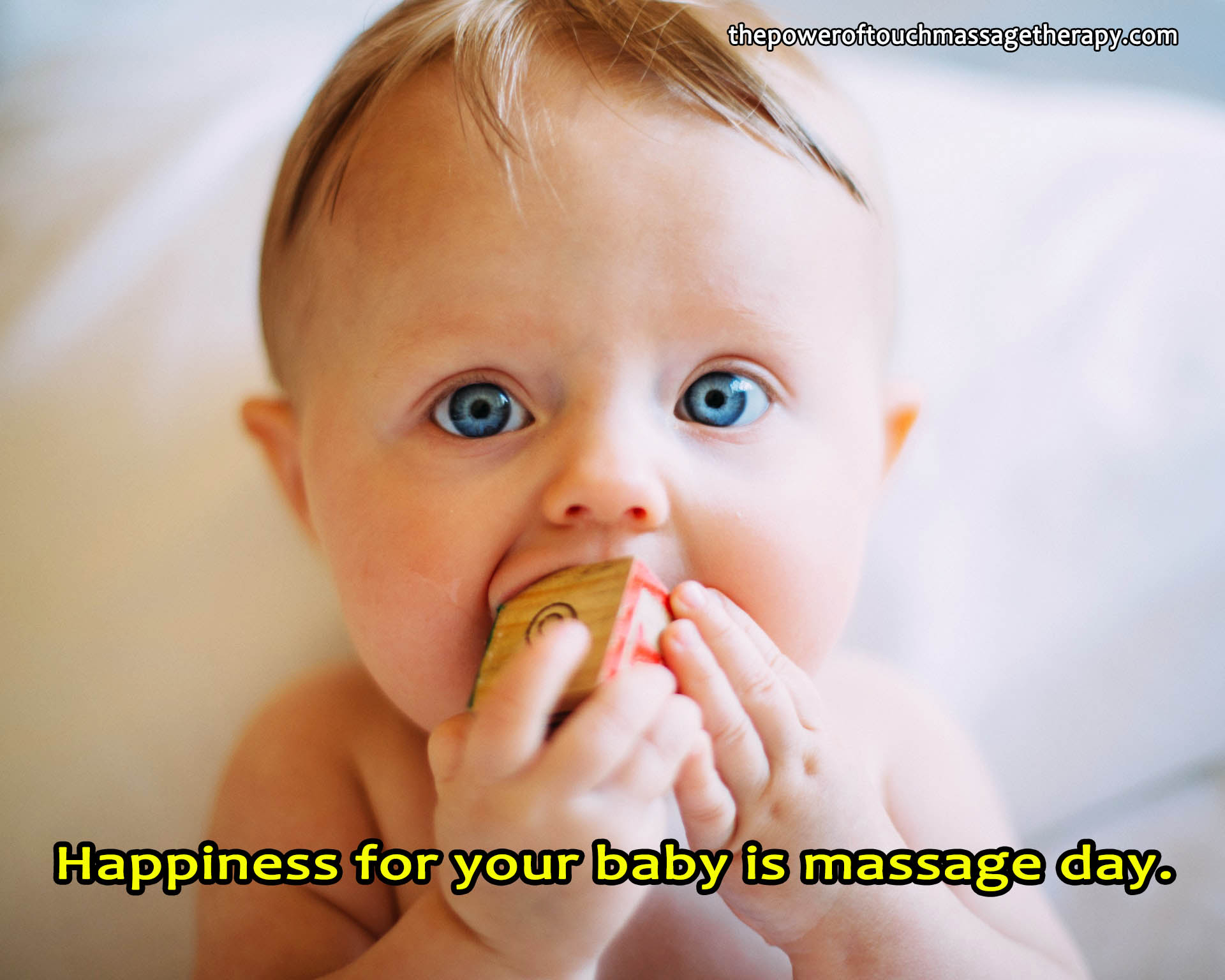 Importance Of The Power Of Touch Massage Therapy Baby Massage The