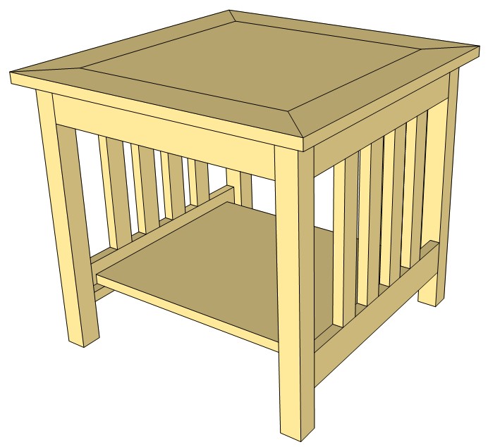 Download Plans Basic Framed End Table The Power Tool site