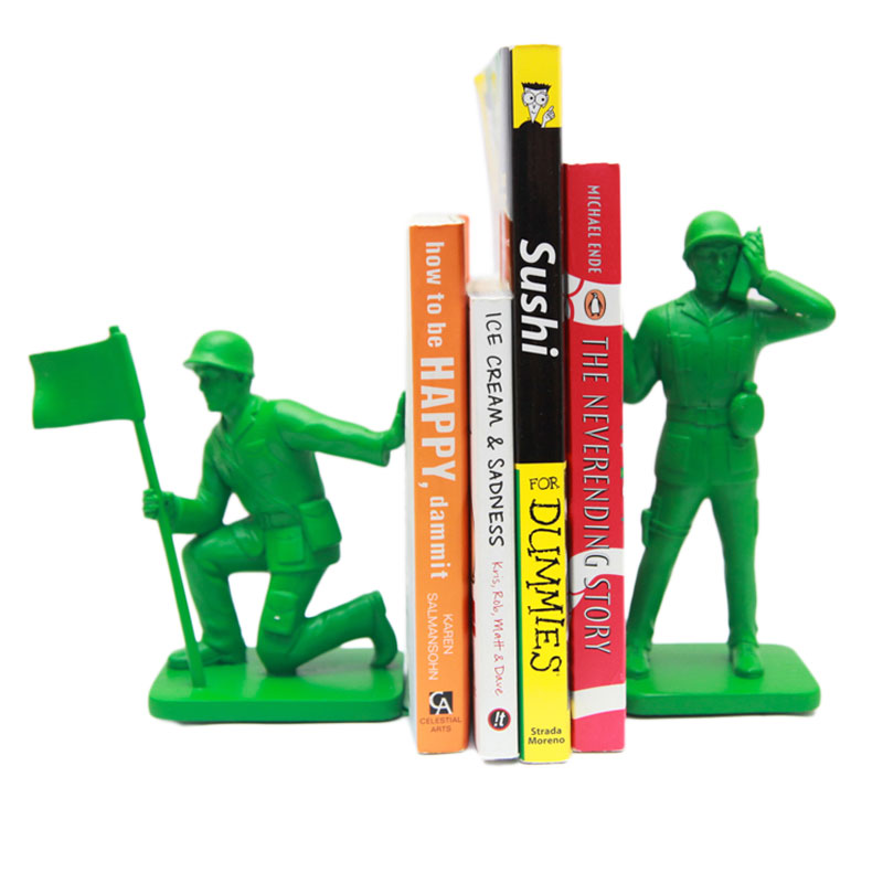 Army Men Bookends The Prank Store