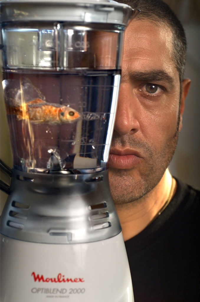 An Artist Placed Goldfish In Blenders And Asked Visitors To Turn Them