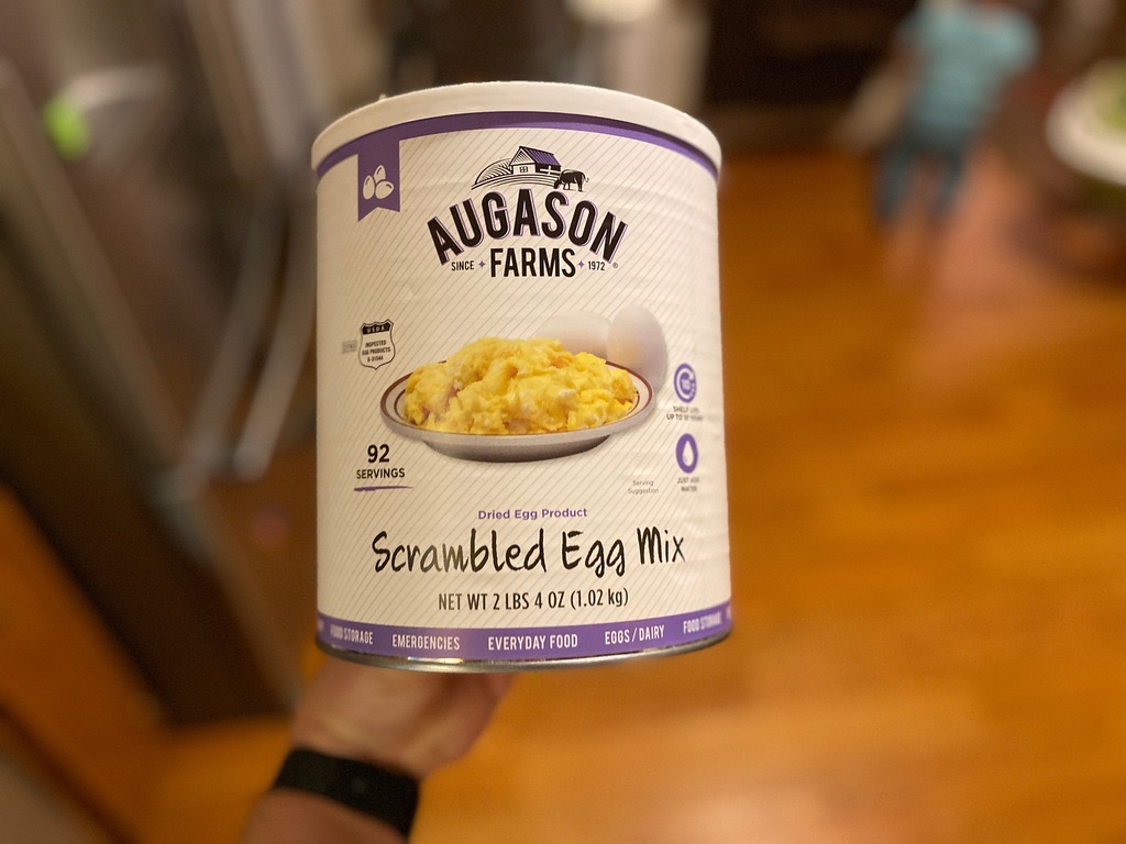 Review powdered scrambled eggs from Augason Farms The Prepared