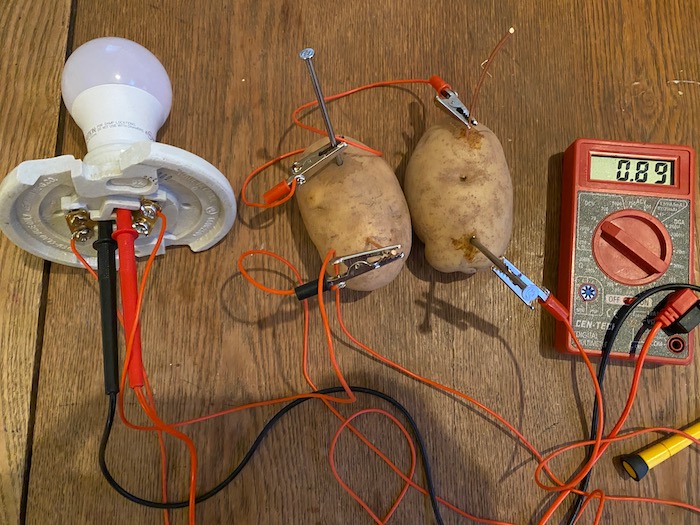 Potato Light Bulb Science Fair Project Shelly Lighting