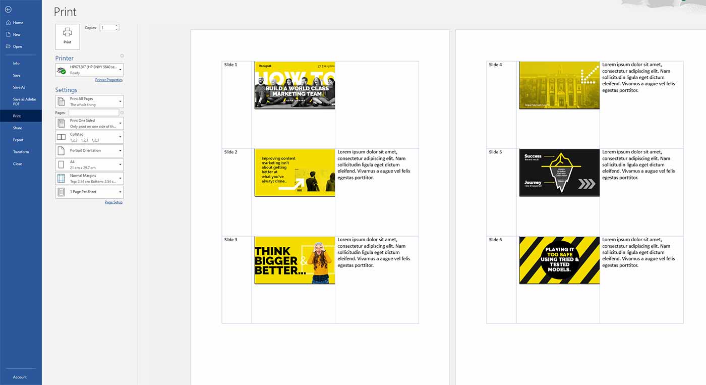 3 Easy Ways To Print Your PowerPoint Presentation Notes