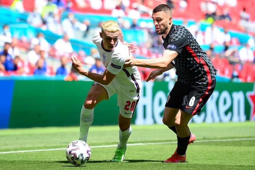 Uefa euro 2020 en différé de londres (gbr). L'Angleterre bat la Croatie 1-0 pour lancer la campagne ...