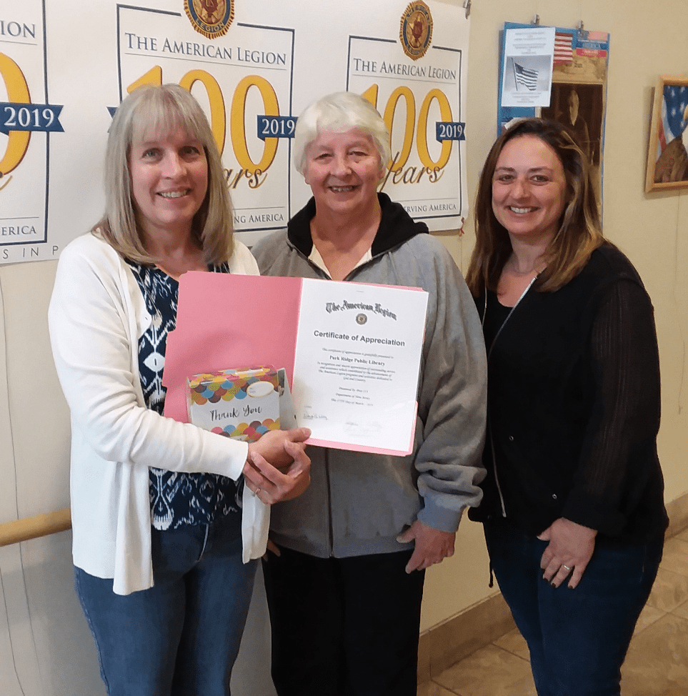 American Legion Exhibit at Park Ridge Library Redeployed — Pascack