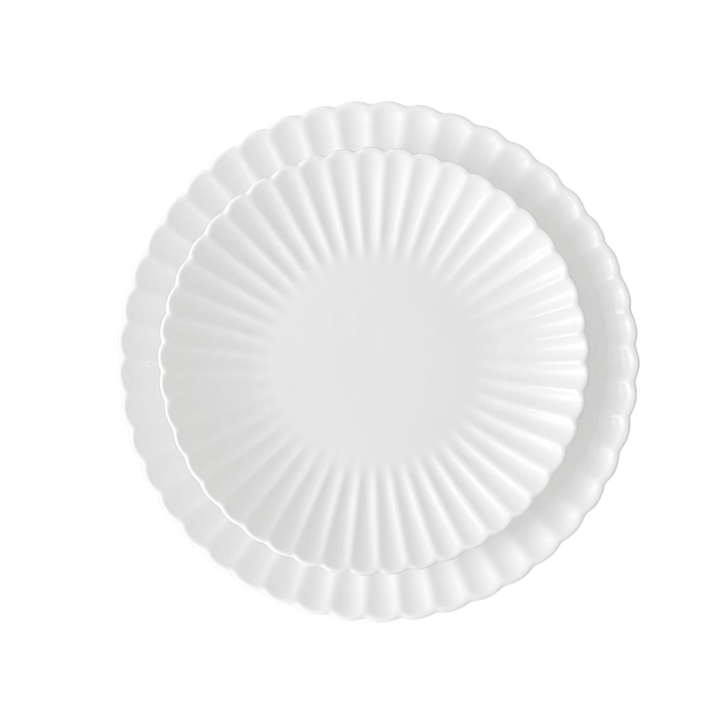 Petal White Dinnerware Hire The Pretty Table Event Hire