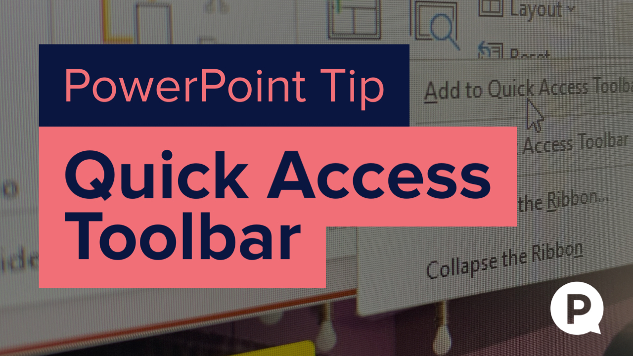 Quick Access Toolbar The Prezenter