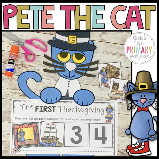 Pete the Cat Thanksgiving Craft The Primary Parade Pete the Cat Thanksgiving Craft The Primary Parade