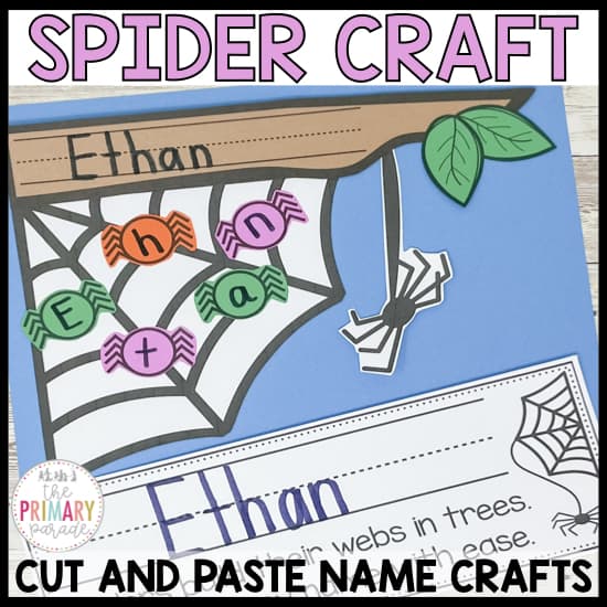 Spider Name Craft The Primary Parade