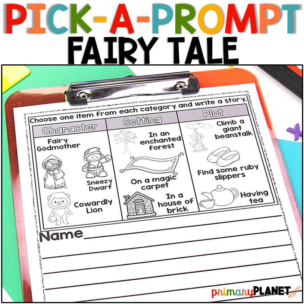 Fractured Fairy Tale Picture Writing Prompts Writing Prompts with