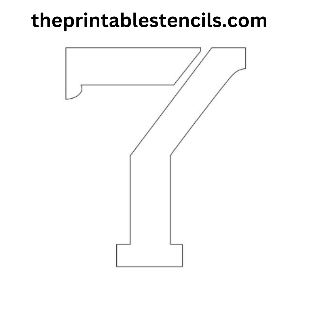 Free Printable 3 Inch Number Stencils 110