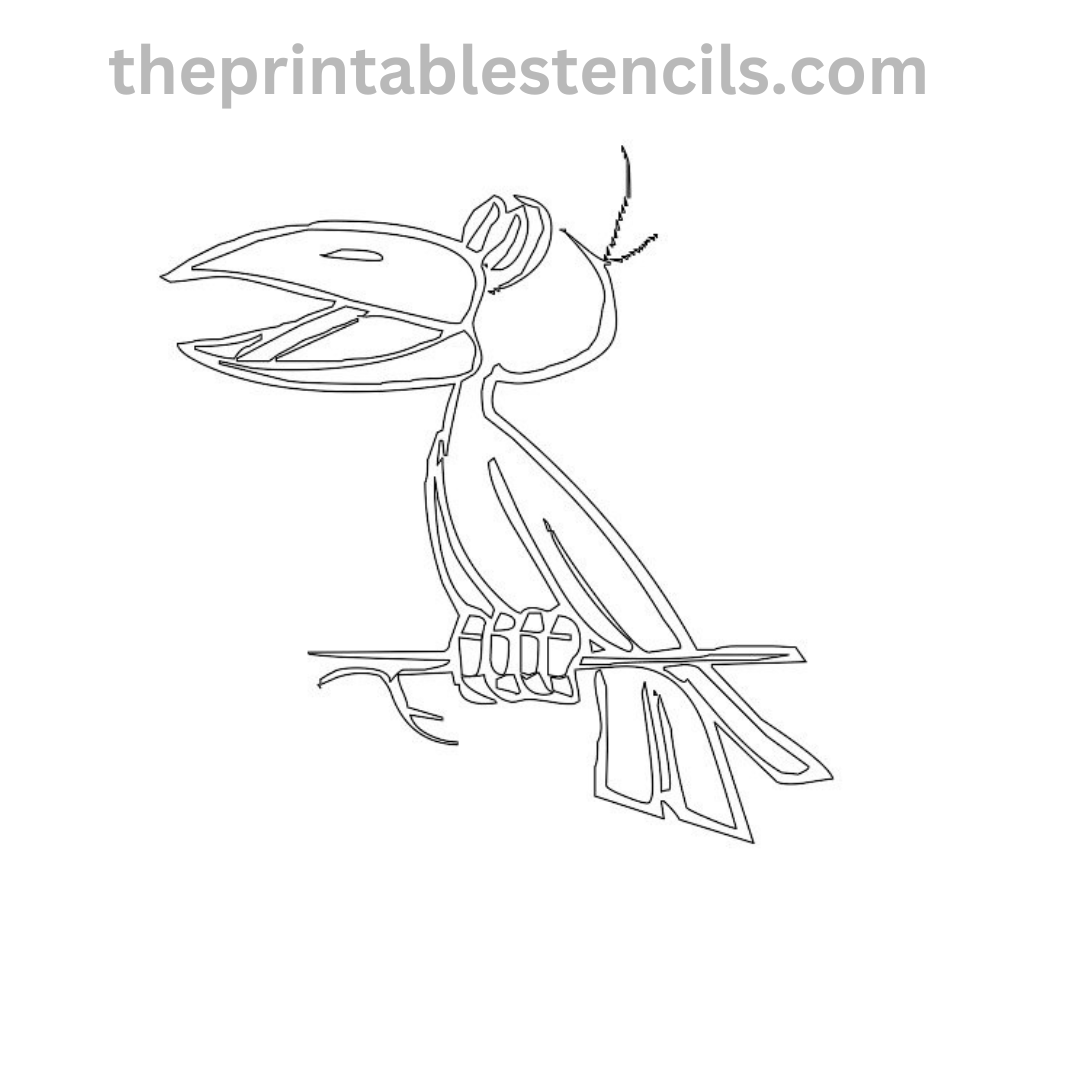 Free Printable Bird Stencils