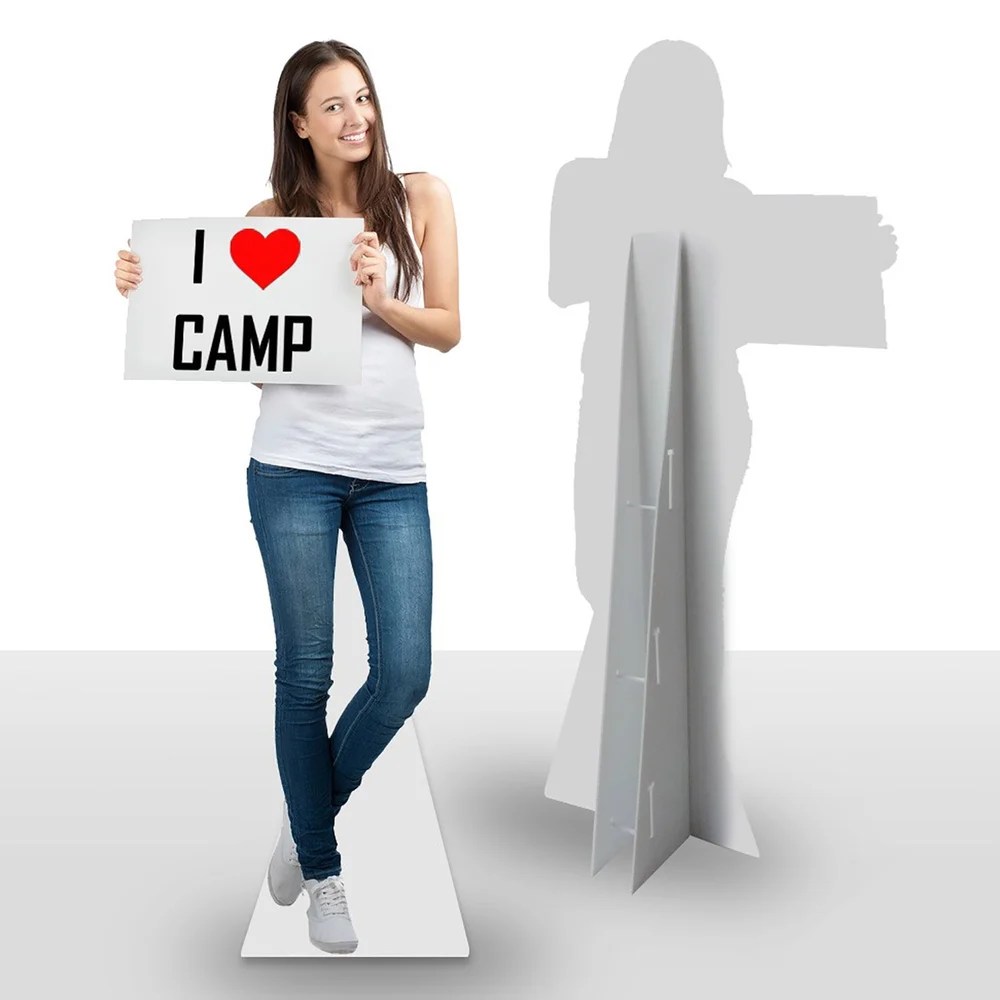 Custom life Size Coroplast cutout Standee Vancouver Canada