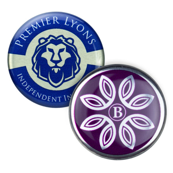 The Printed Bag Guide » Blog Archive » ALUMINIUM CLUTCH PIN BADGE