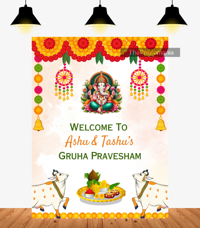 Personalized Home Inauguration Sign Board Theprintomania