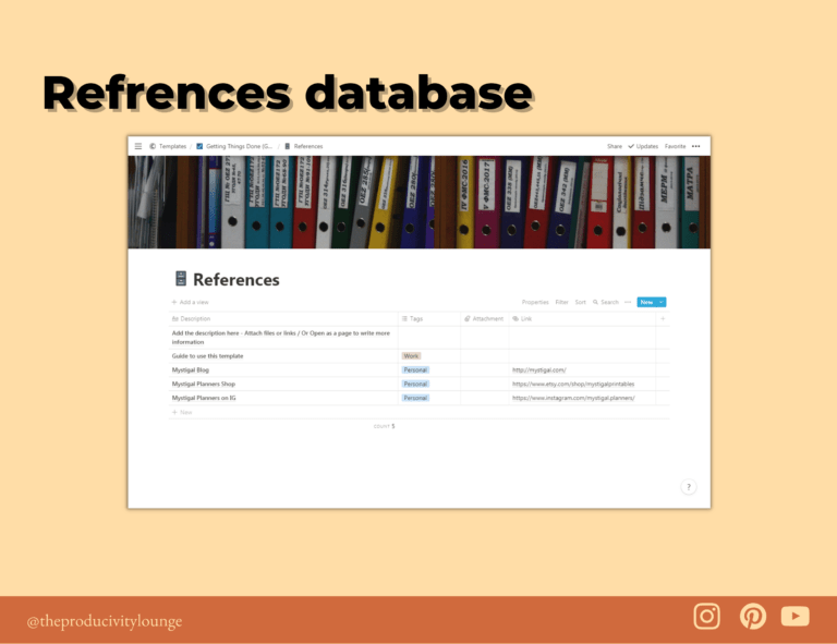Getting Things Done (GTD) Notion Template The Productivity Lounge