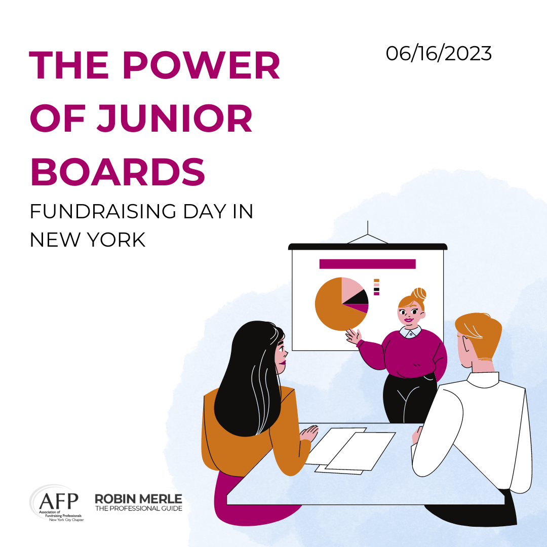 The Power of Junior Boards Fundraising Day in New York · Robin Merle