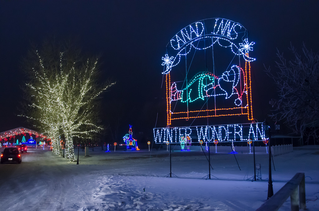 Driving Through A Winter Wonderland The Projector