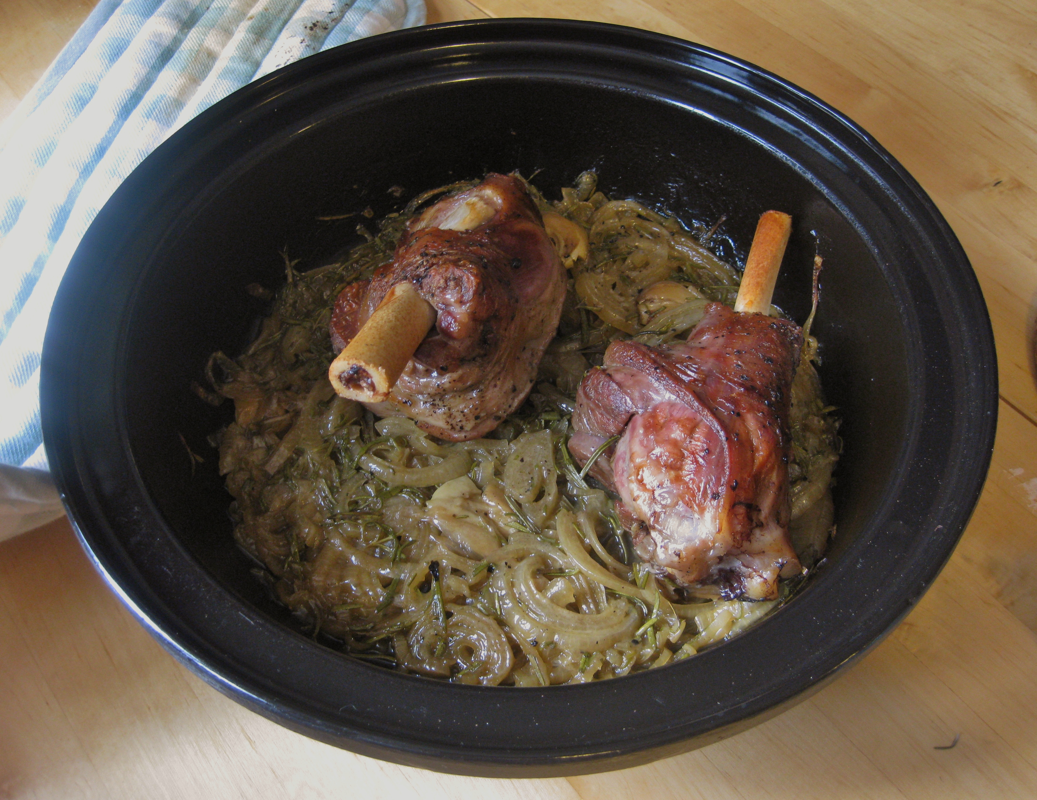Rosemary and Garlic SlowCooked Lamb Shanks with Mint Sauce The Proof