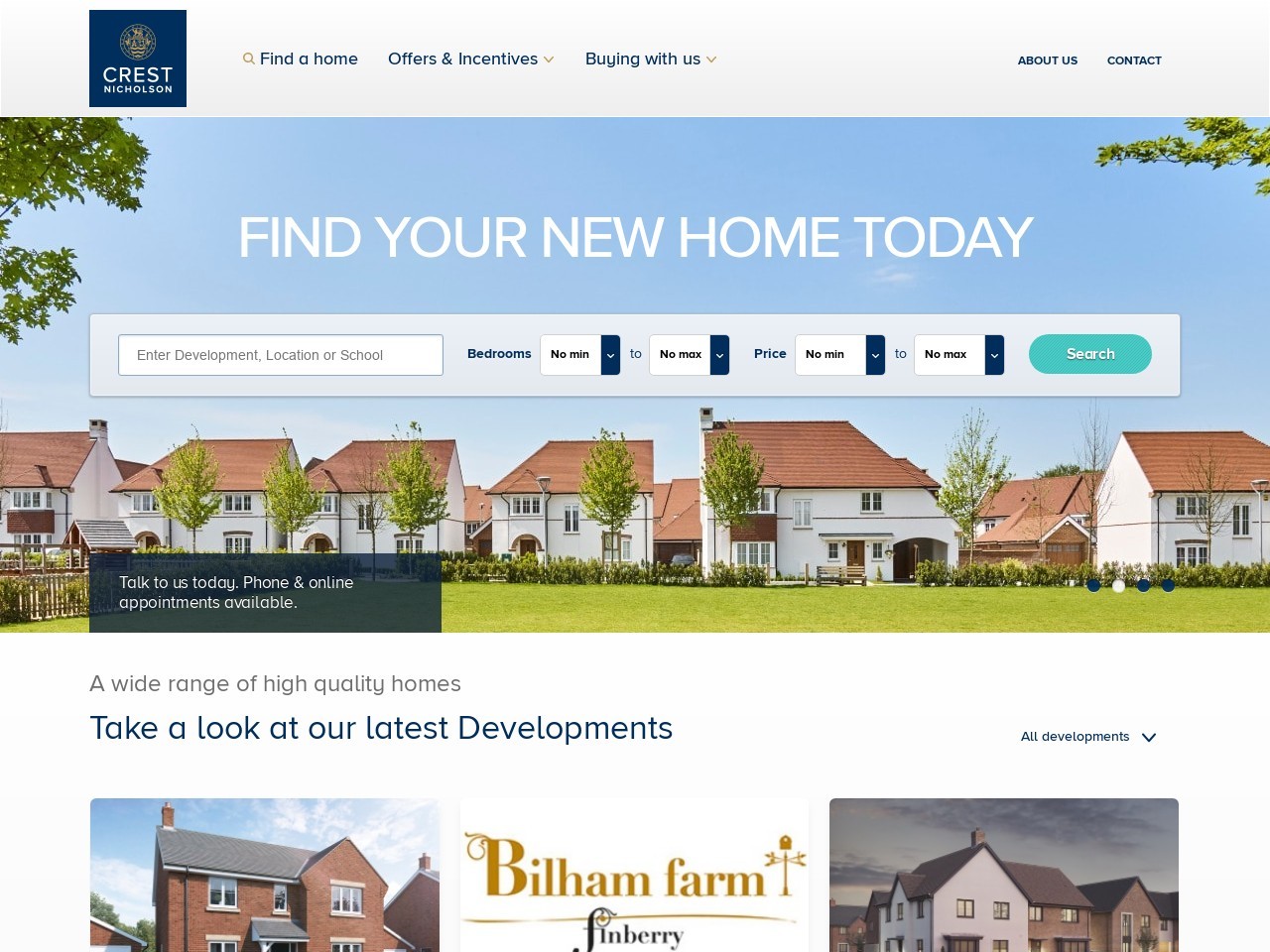 Crest Nicholson The Property Pages