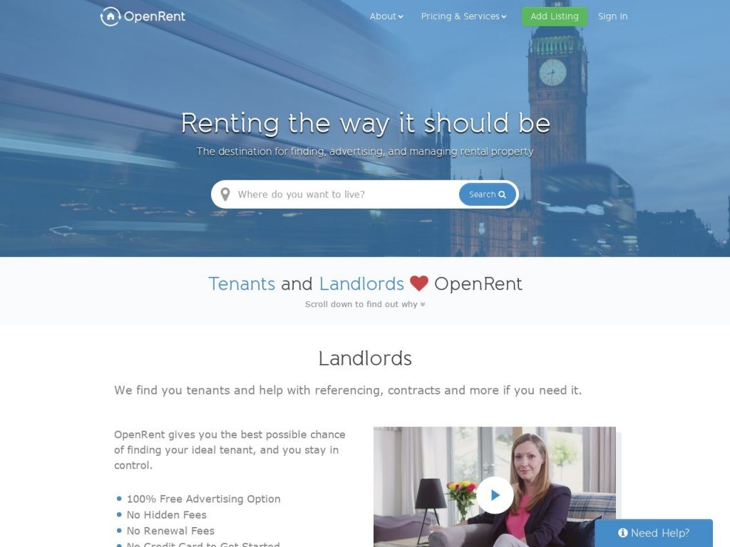 OpenRent The Property Pages