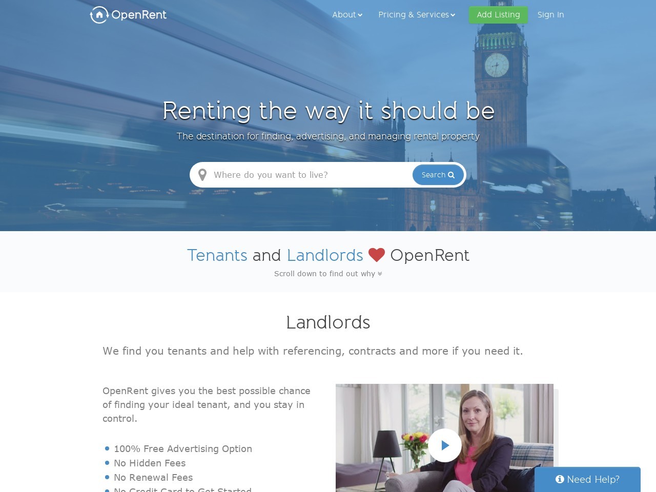 OpenRent The Property Pages