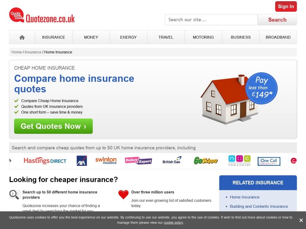 Quotezone The Property Pages