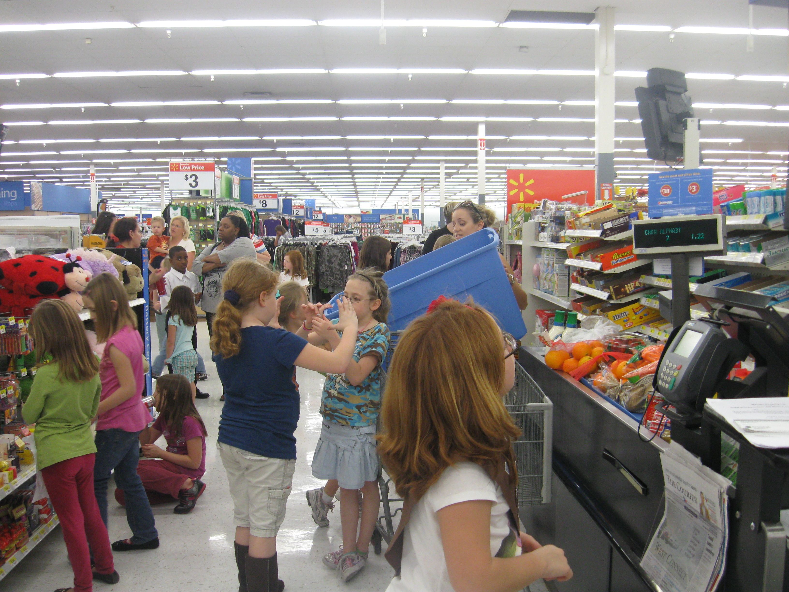 When you take 24 girls shopping to Walmart . . . The Puddles