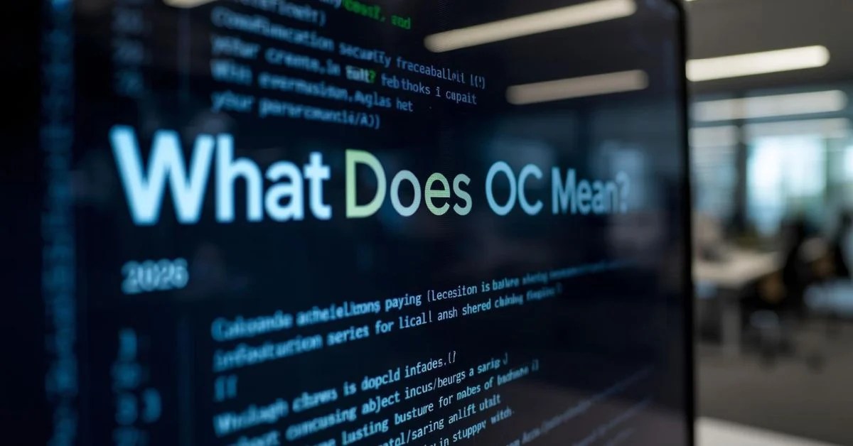 What Does OC Mean? A Complete Guide for 2026