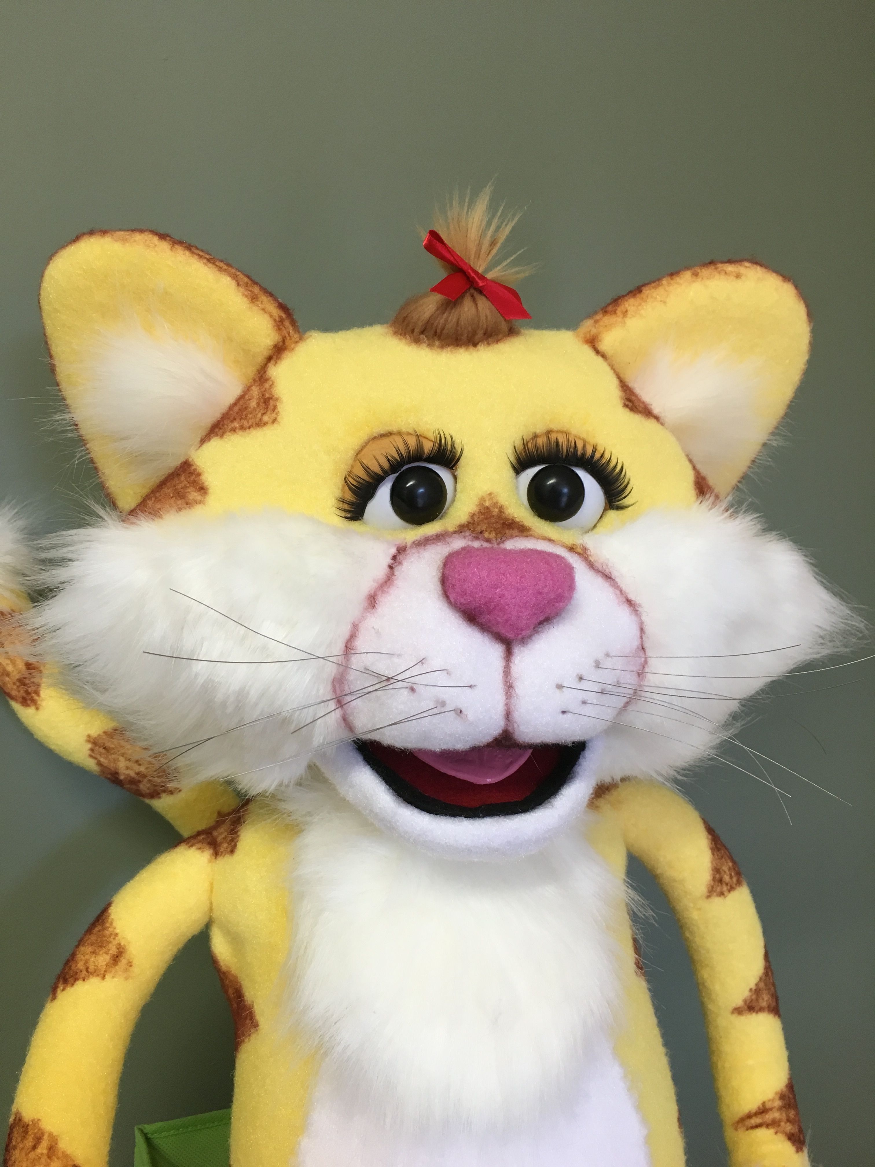 Custom Professional Yellow Cat Rod Puppet The Puppet