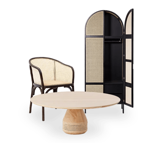 Wholesale Cane Furniture Supplier Purewood