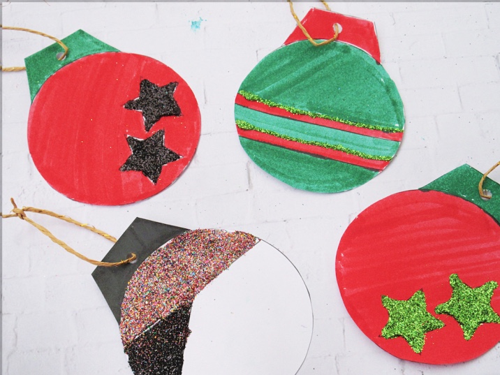 Paper jingle bell ornament craft for kids (stepbystep pictures) The