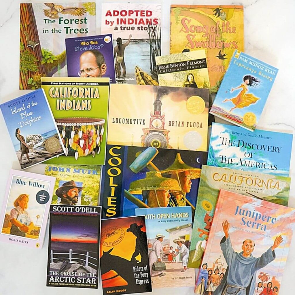 California History Homeschool Curriculum History Through Literature