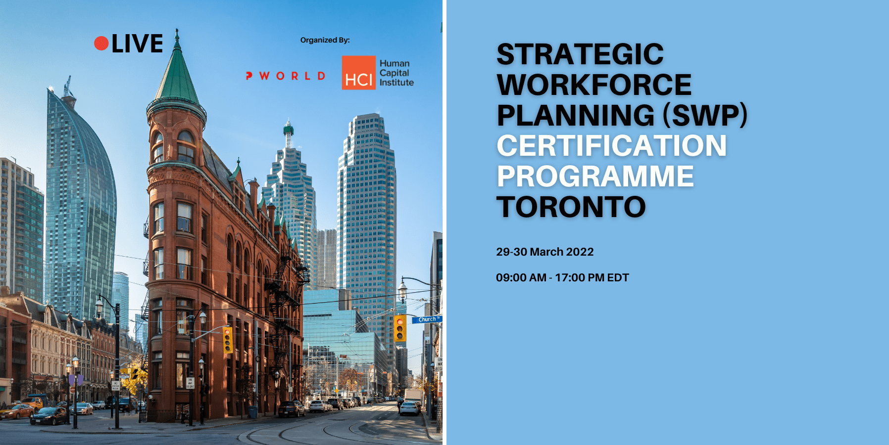 We Are Back Live For The Strategic Workforce Planning Certification