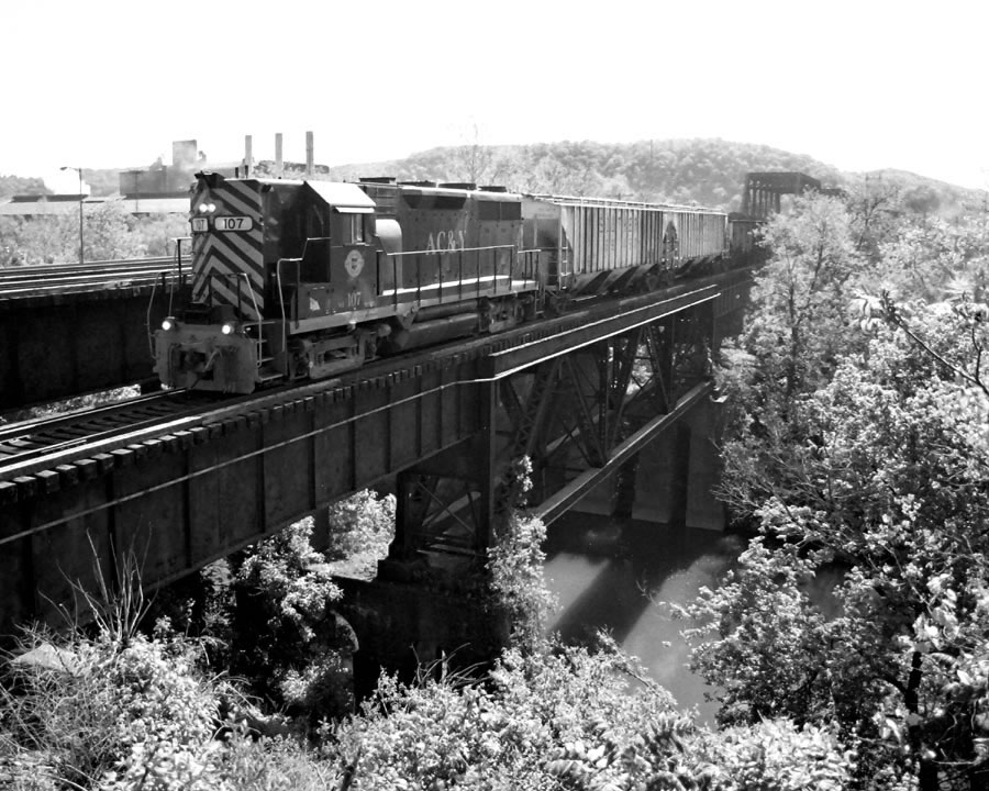 May 05 Current Era June 2003 Mingo Junction Ohio. The 107 drifts down