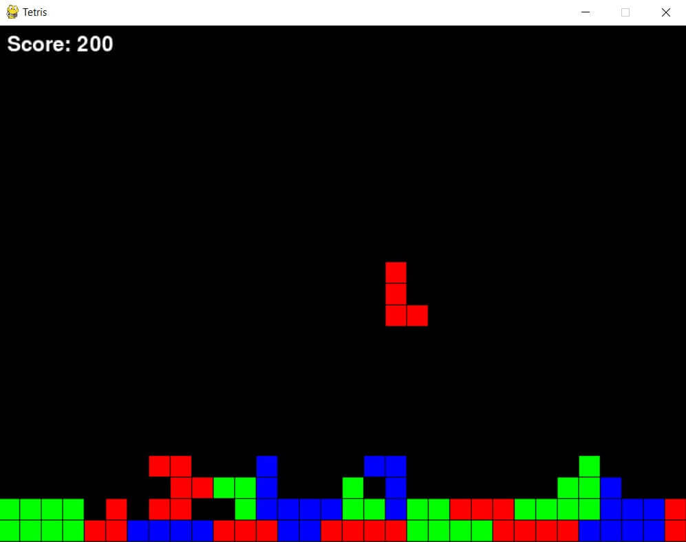 How to Make a Tetris Game using PyGame in Python The Python Code
