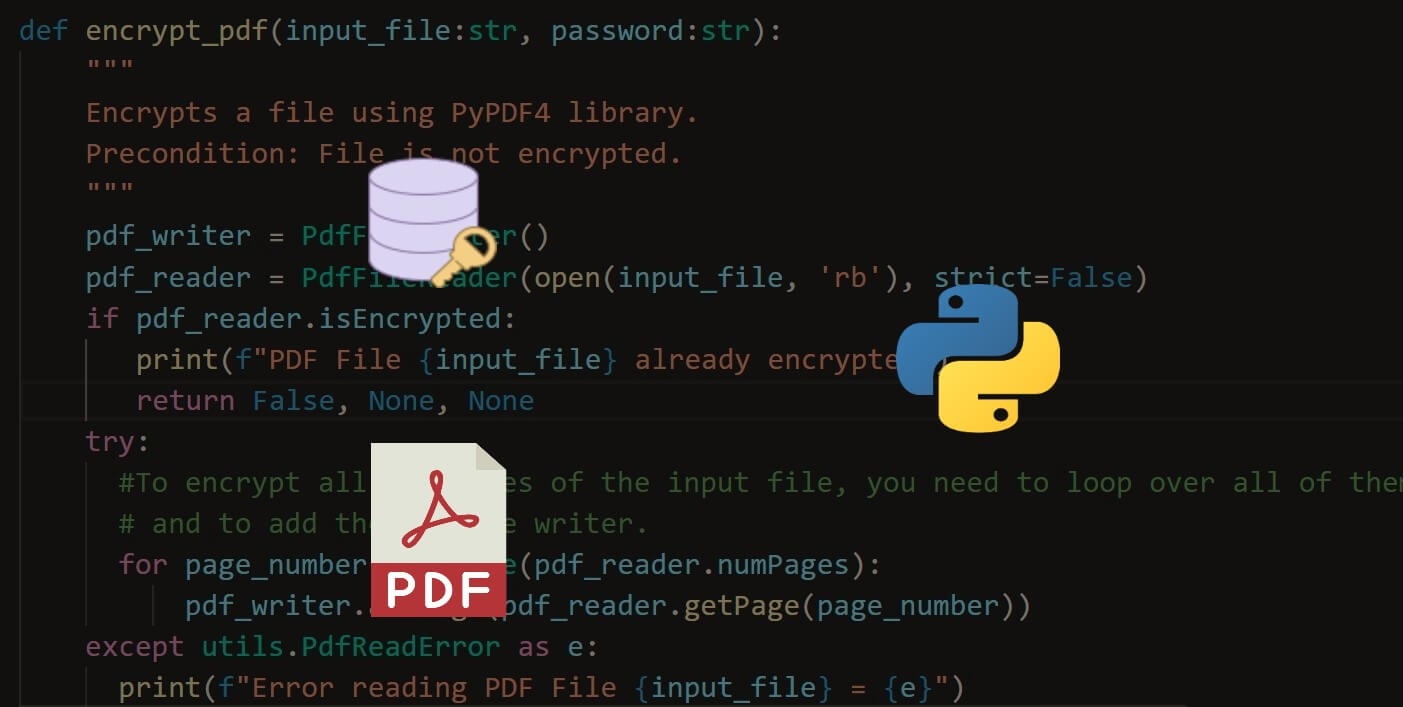 How to Encrypt and Decrypt PDF Files in Python The Python Code