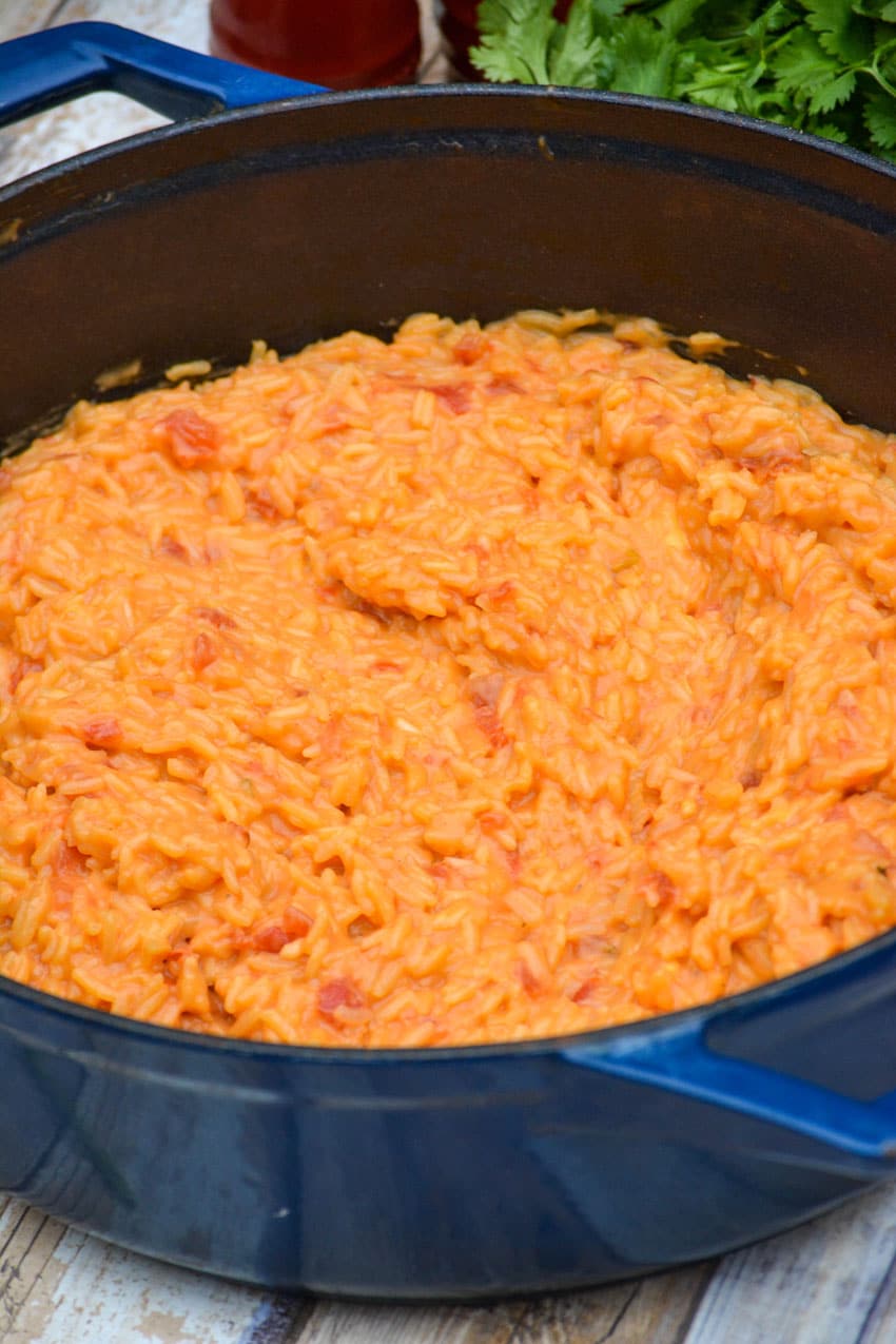 Cheesy Queso Rice The Quicker Kitchen