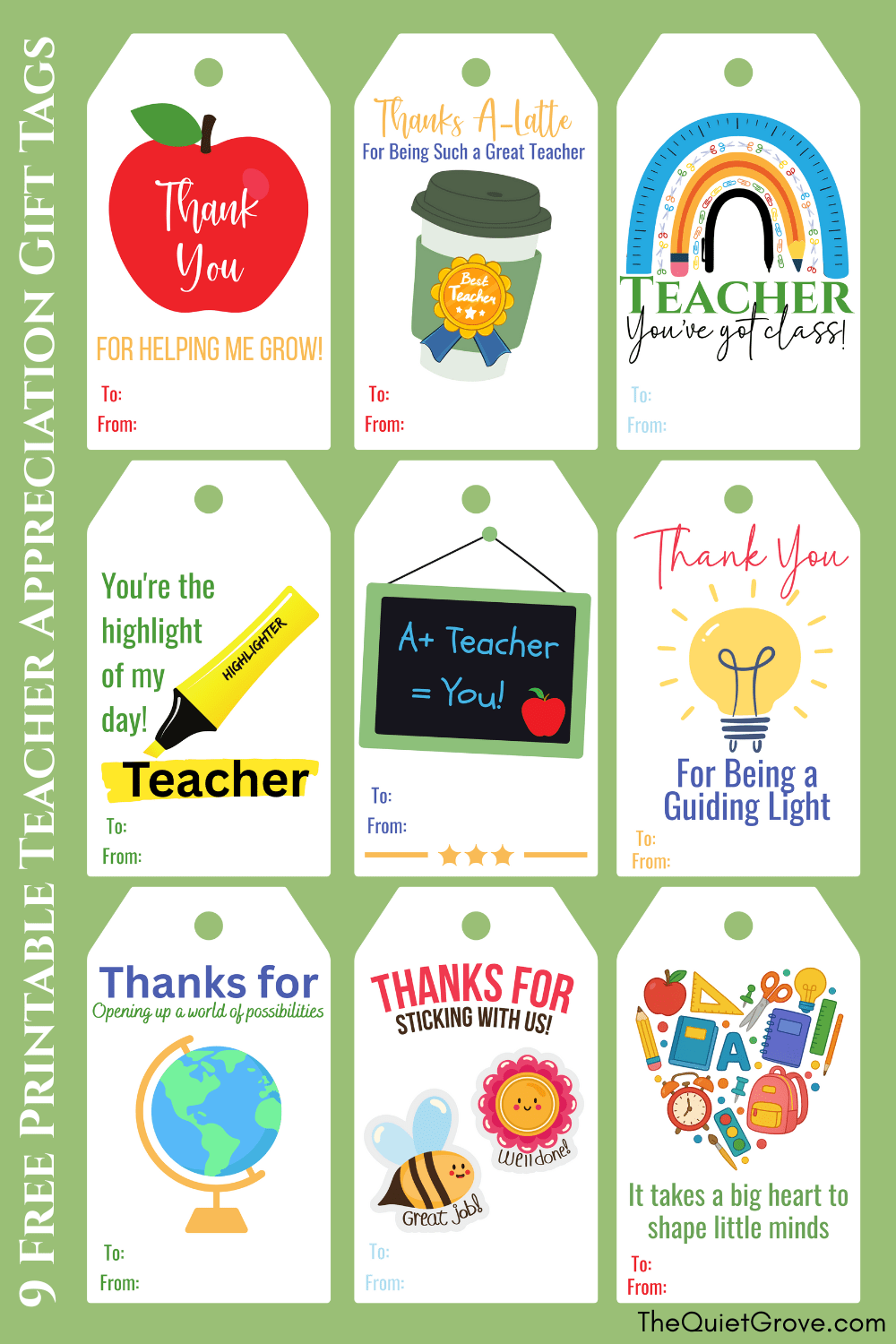 9 Free Printable Teacher Appreciation Gift Tags ⋆ The Quiet Grove(03)