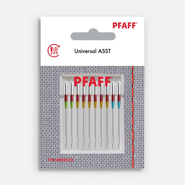 Pfaff® Universal Assorted Needle Sizes 10pk The Quilting Shed